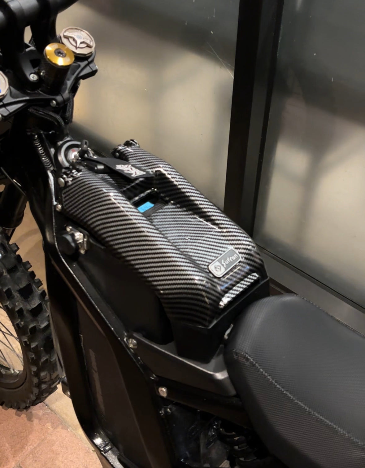 Carbon Fiber Battery Cover - Surron