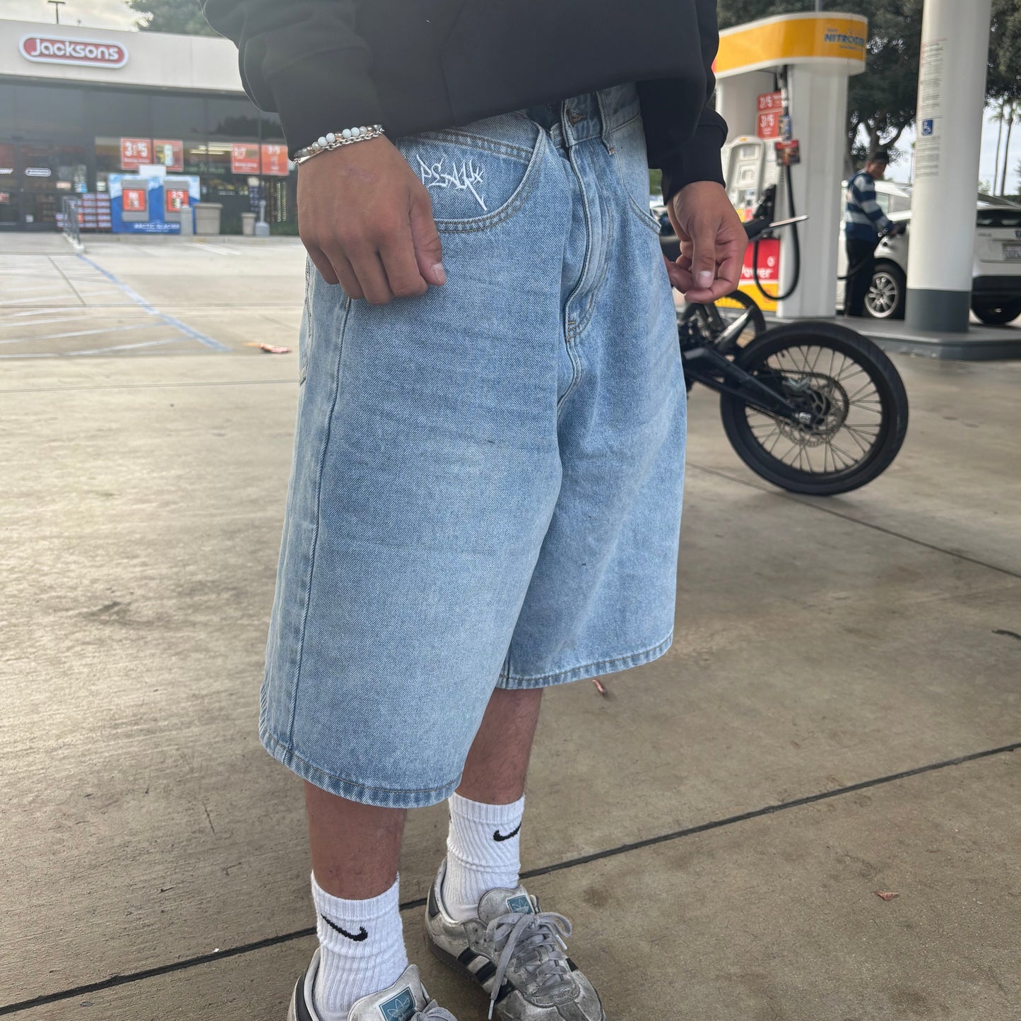Peak Baggy Jorts - Blue
