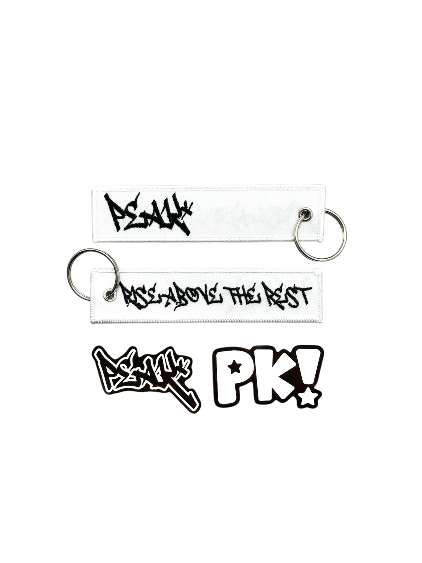 Peak Keychain and Sticker Pack