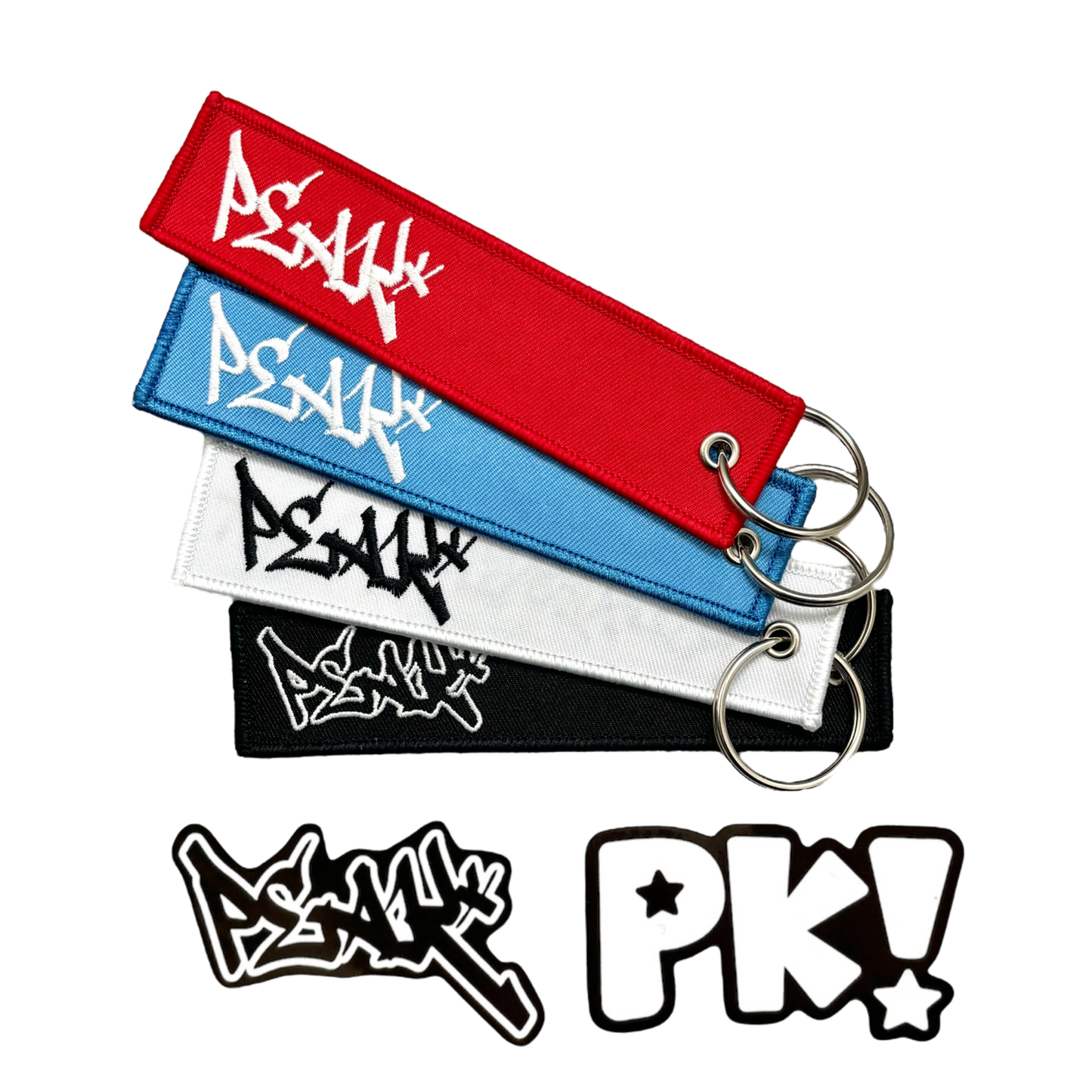 Peak Keychain and Sticker Pack