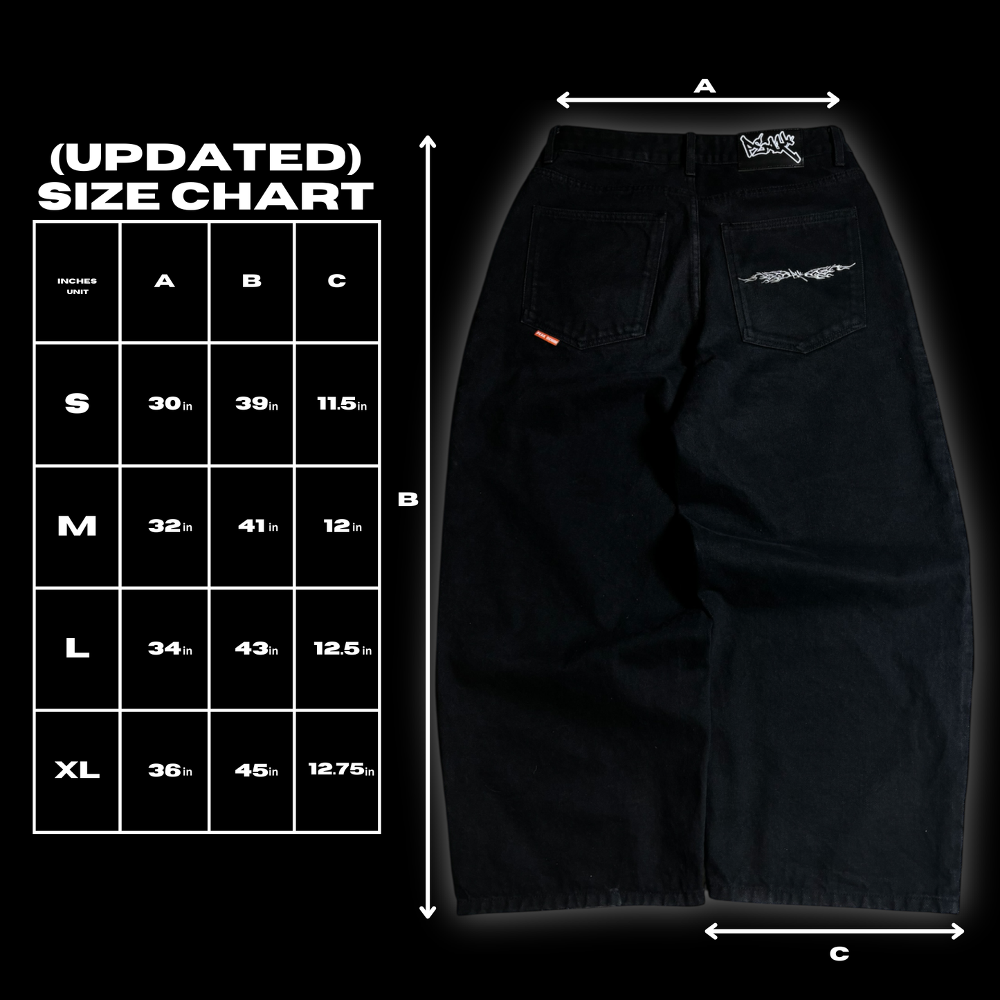 Peak Baggy Jeans - Blue