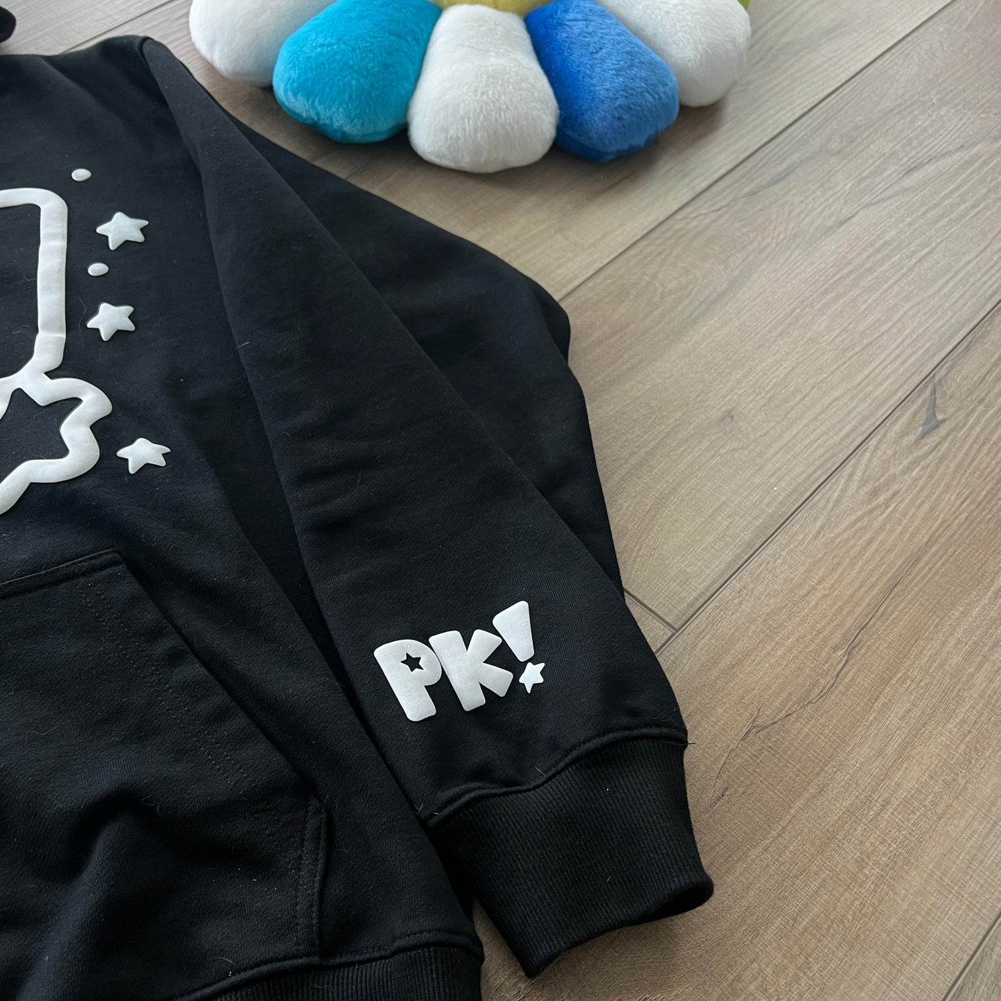 Puff Print PK! Hoodie (Black)