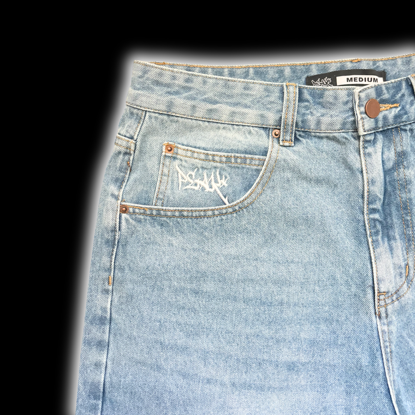 Peak Baggy Jorts - Blue