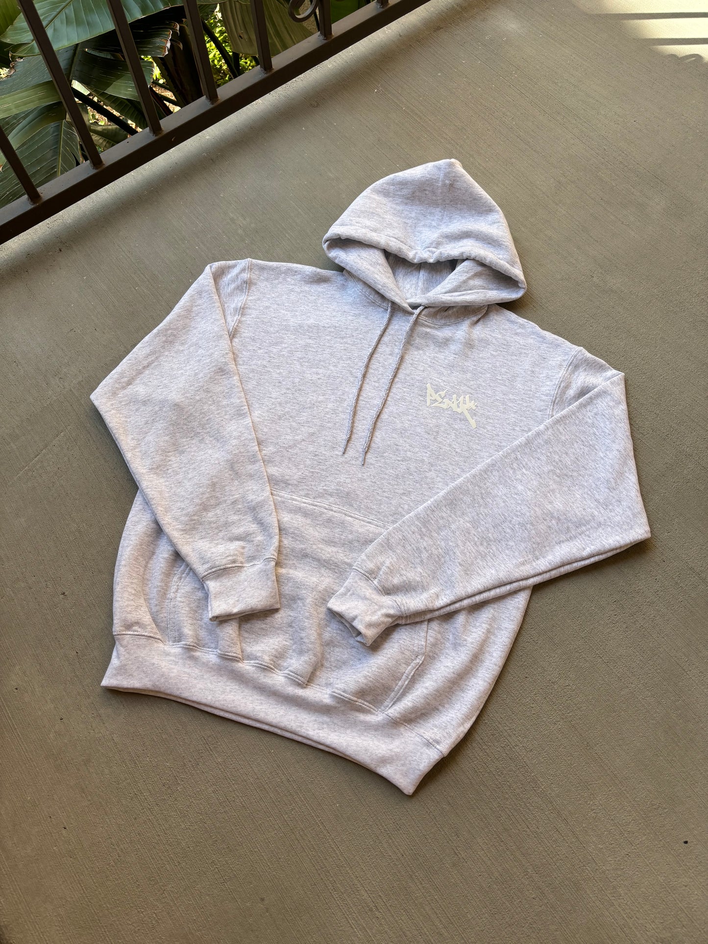 Peak* Puff Print Hoodie - Gray