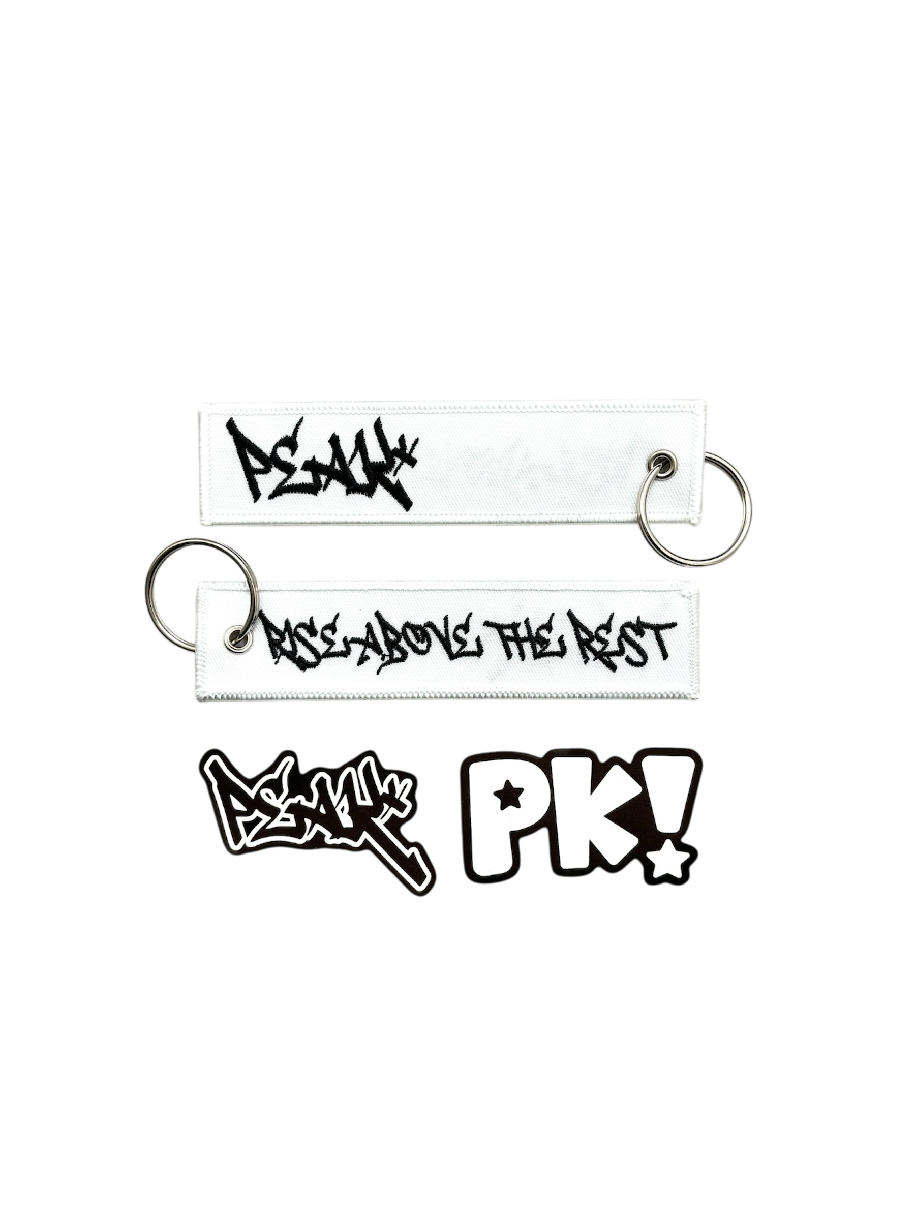 Peak Keychain and Sticker Pack