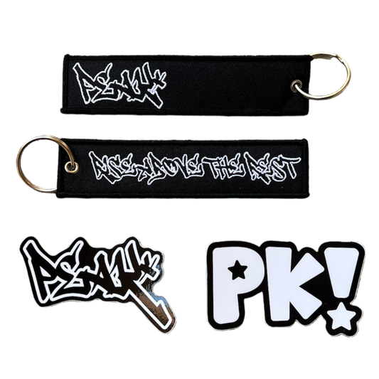 Peak Keychain and Sticker Pack